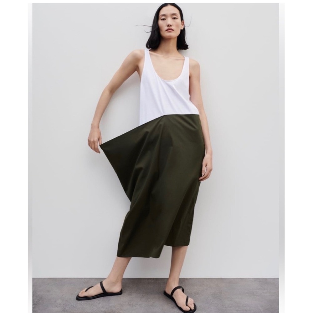 Zara COMBINATION POPLIN Sz M‎